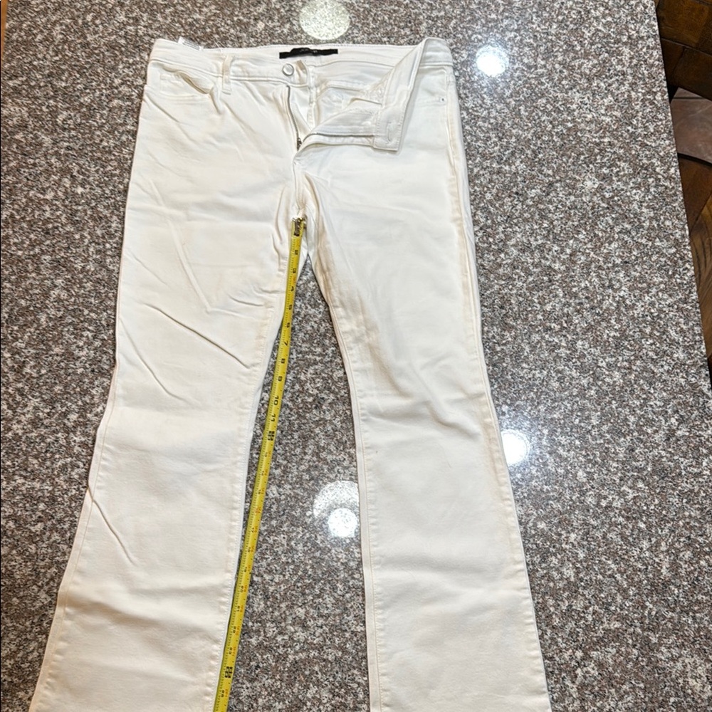 Joe’s Jeans Petit Bootcut White Straight-Leg Jeans